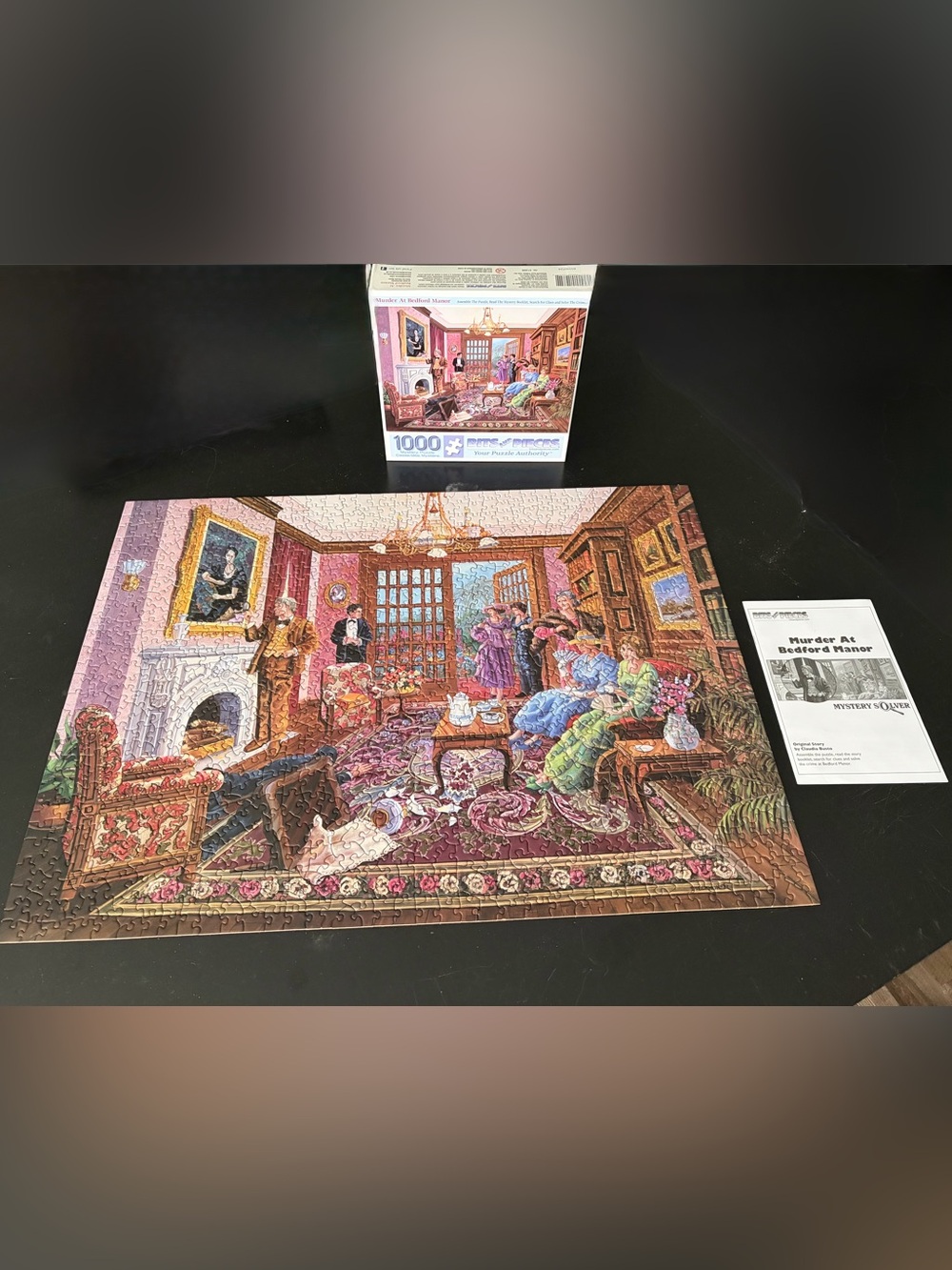 Victorian Parlor 1000-Piece Jigsaw Puzzle - Multicolor
